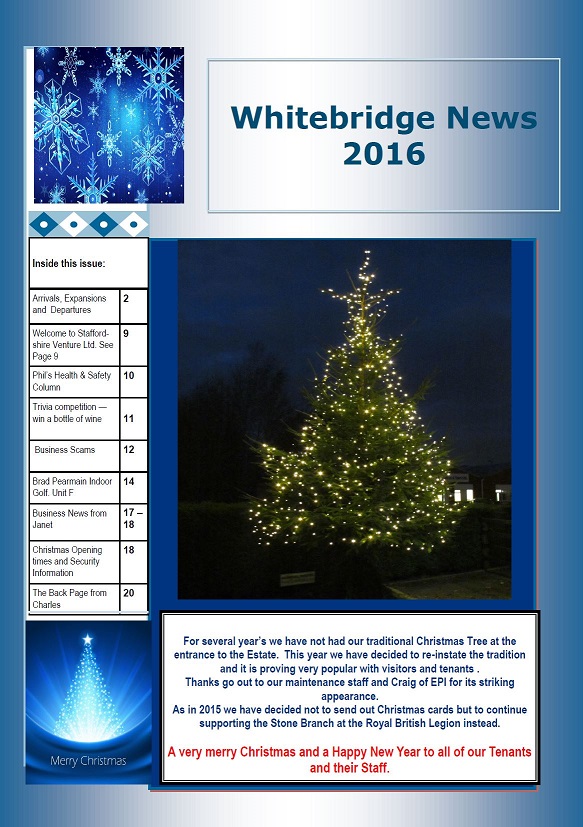 Newsletter Winter 2016
